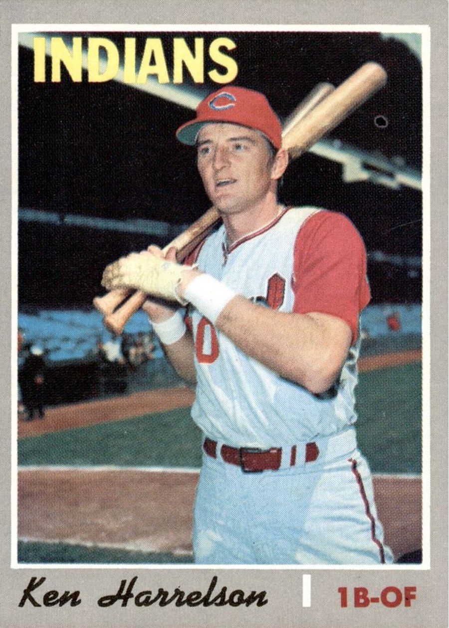 1970 Topps #545 Ken Harrelson, Cleveland Indians