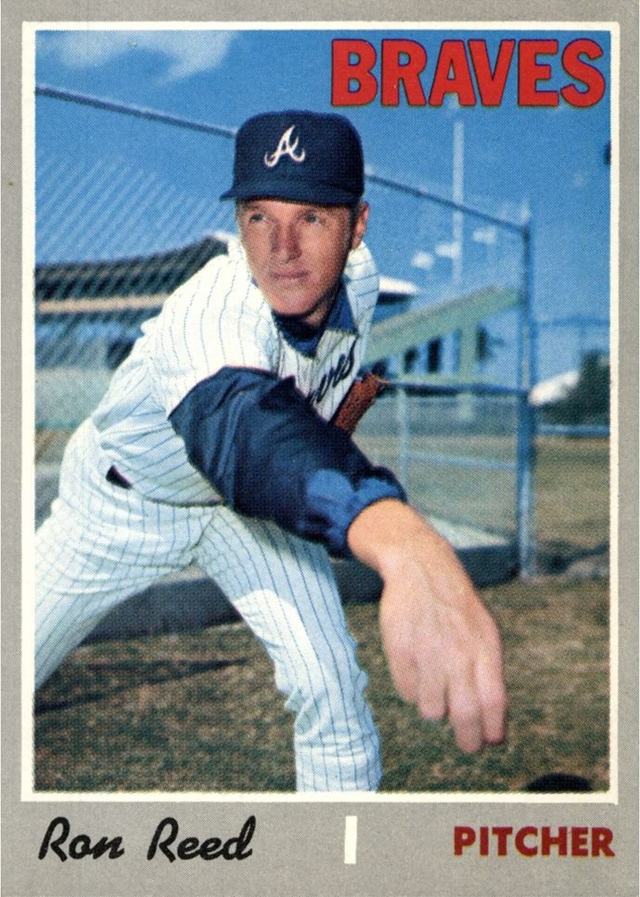 1970 Topps #546 Ron Reed, Atlanta Braves