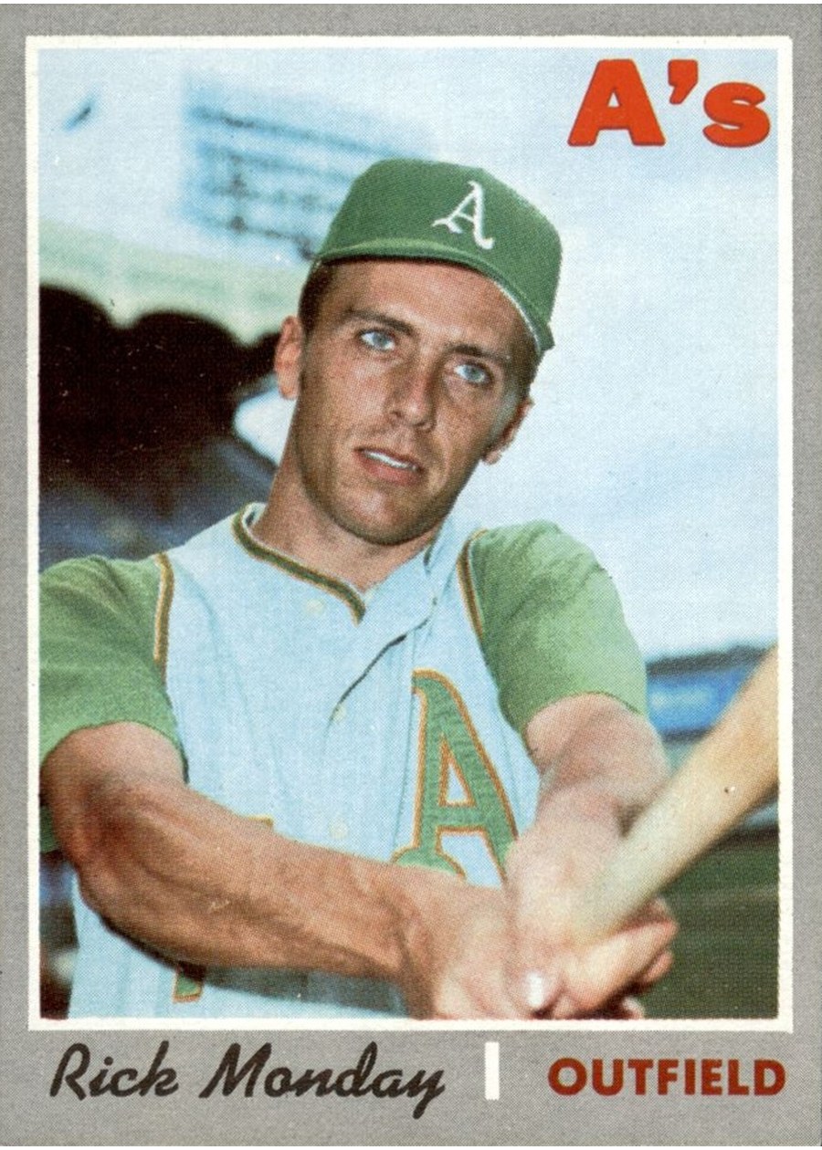 1970 Topps #547 Rick Monday, Oakland Athletics