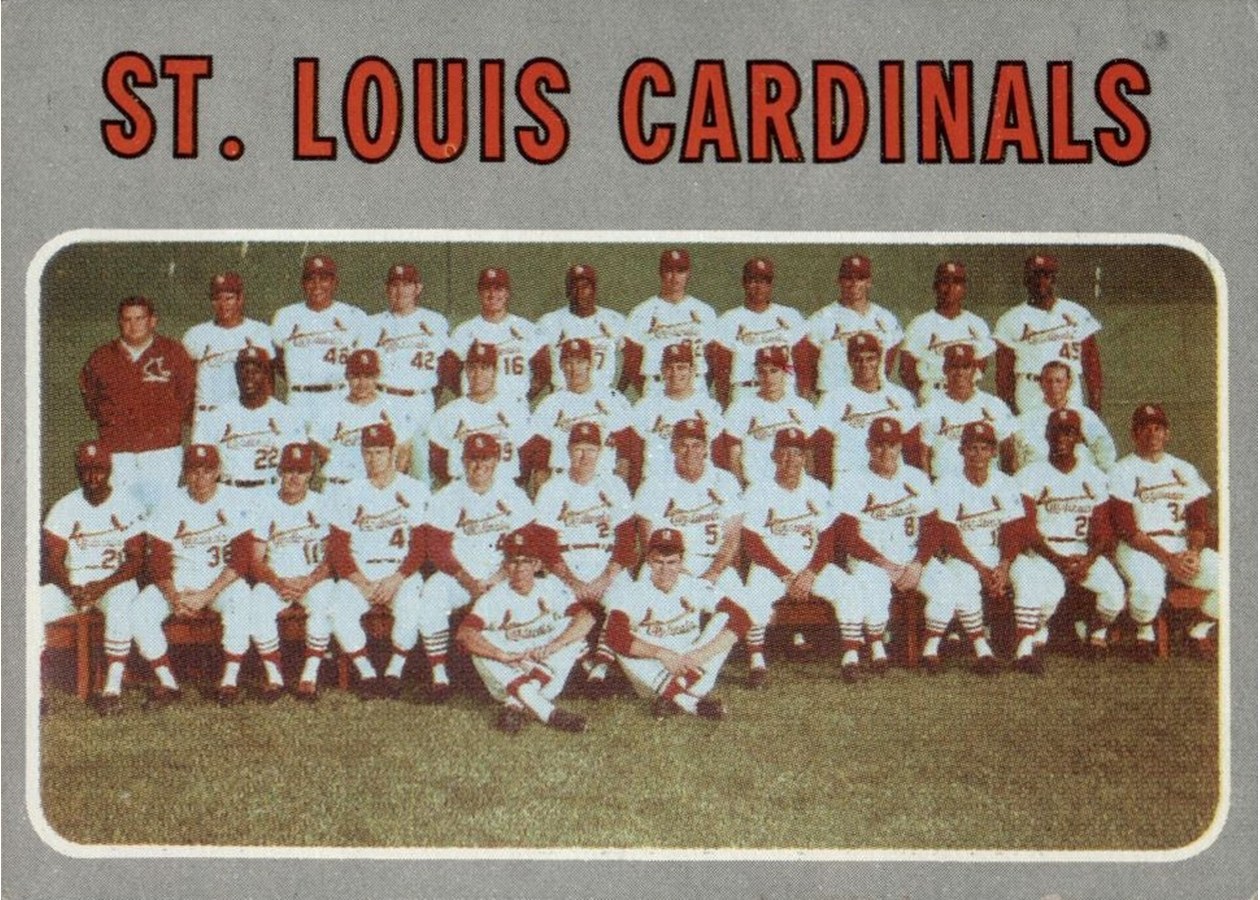 1970 Topps #549 St. Louis Cardinals