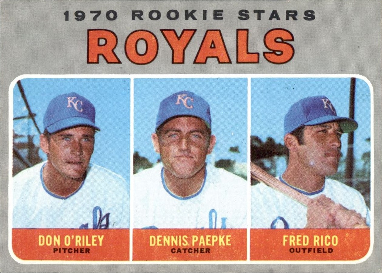 1970 Topps #552 Royals 1970 Rookie Stars, Kansas City Royals
