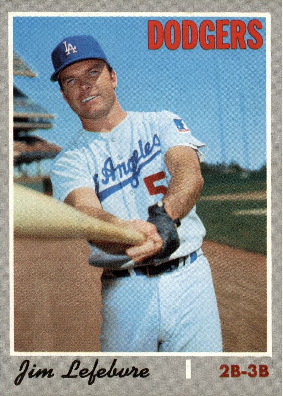 1970 Topps #553 Jim Lefebvre, Los Angeles Dodgers