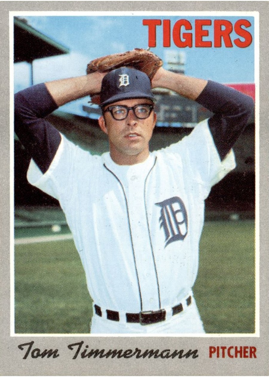 1970 Topps #554 Tom Timmermann, Detroit Tigers