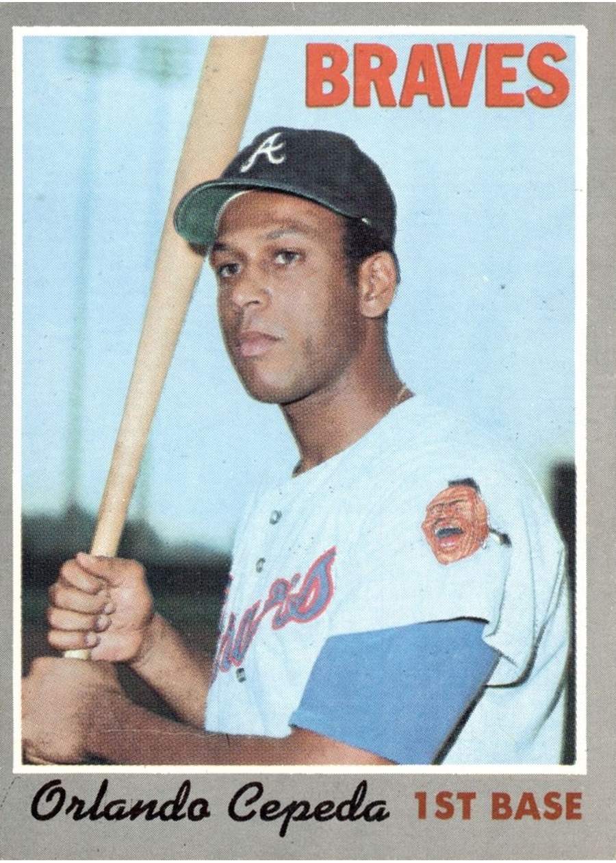 1970 Topps #555 Orlando Cepeda, Atlanta Braves