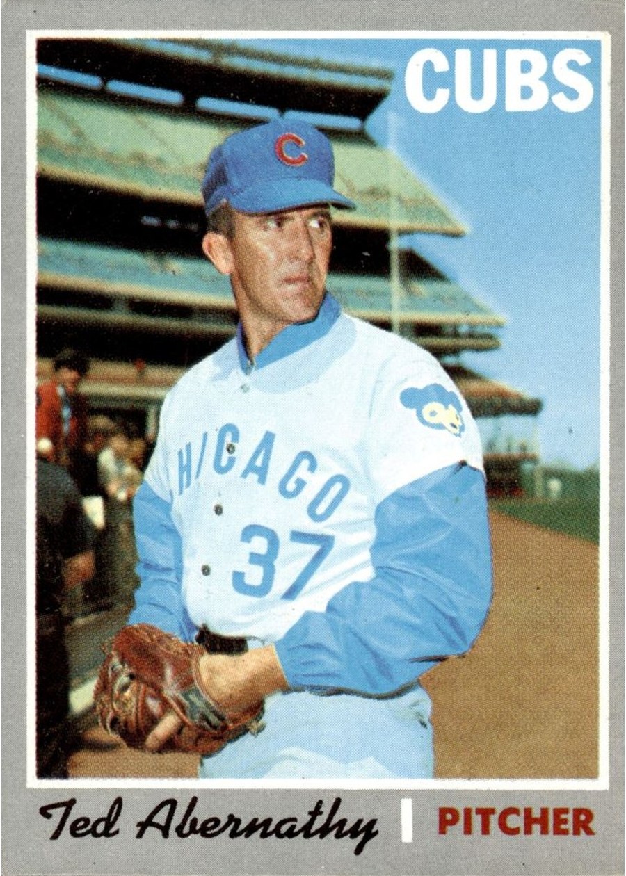 1970 Topps #562 Ted Abernathy, Chicago Cubs