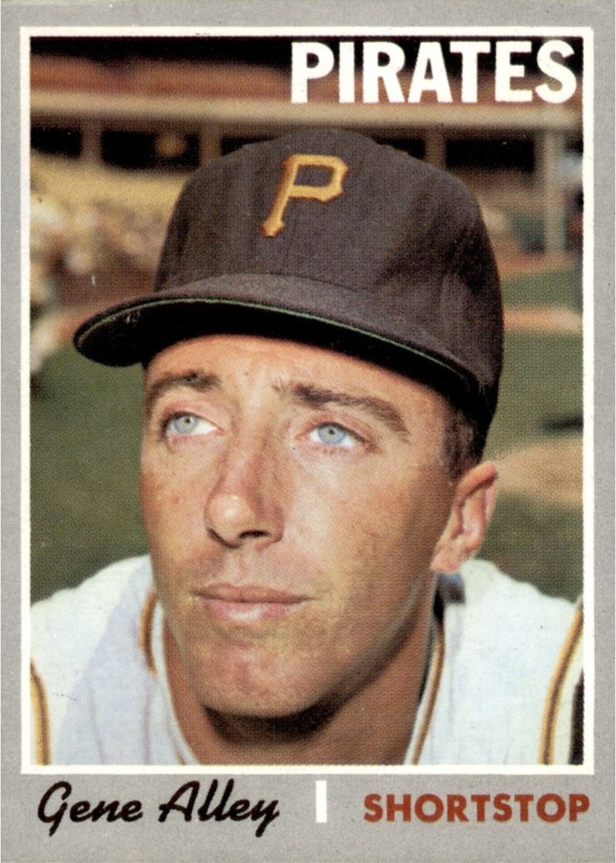 1970 Topps #566 Gene Alley, Pittsburgh Pirates