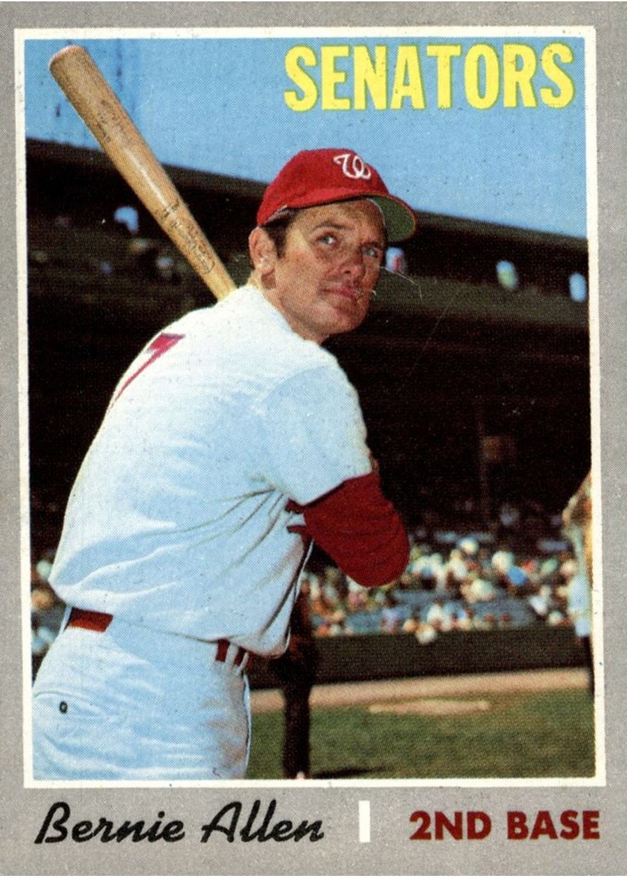 1970 Topps #577 Bernie Allen, Washington Senators