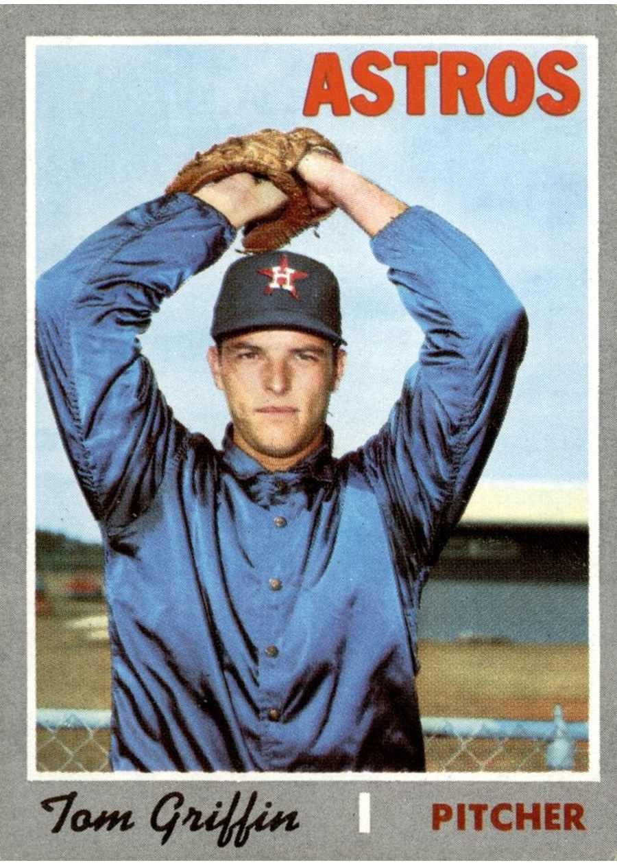 1970 Topps #578 Tom Griffin, Houston Astros