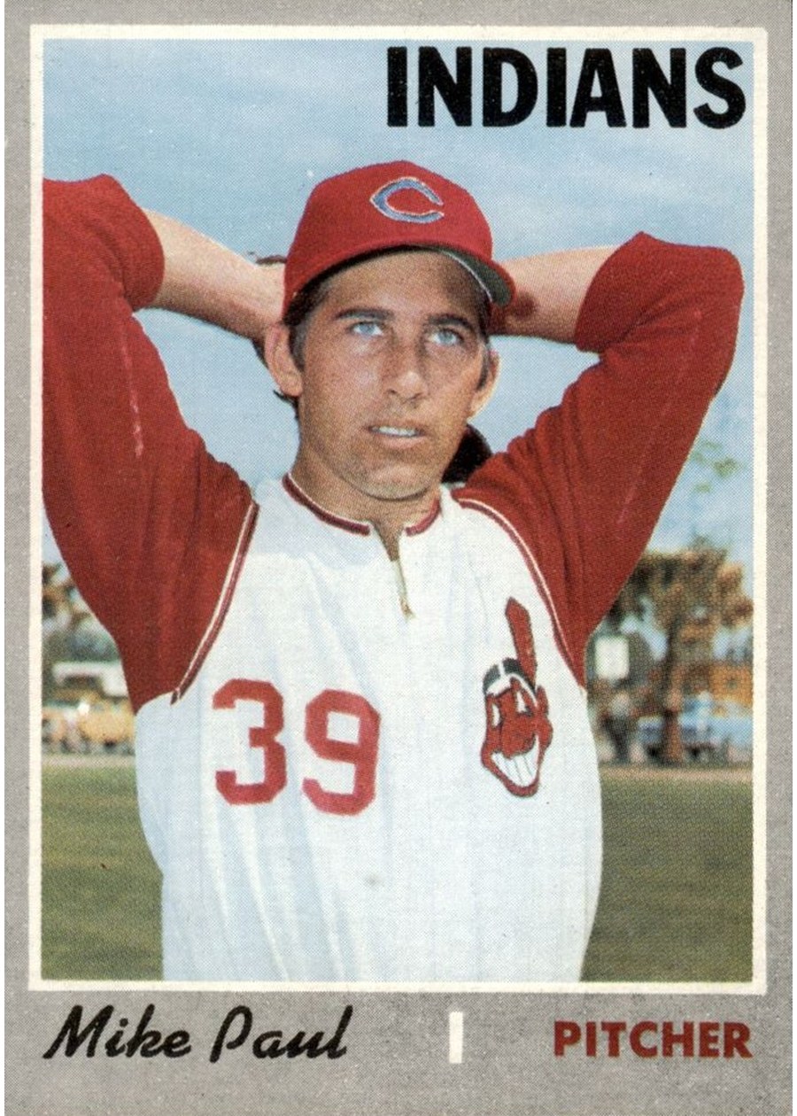 1970 Topps #582 Mike Paul, Cleveland Indians