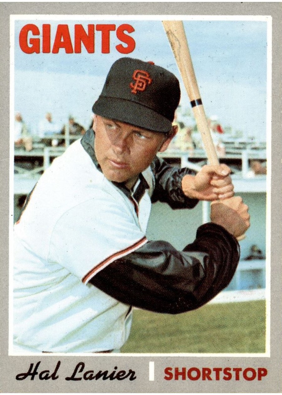 1970 Topps #583 Hal Lanier, San Francisco Giants