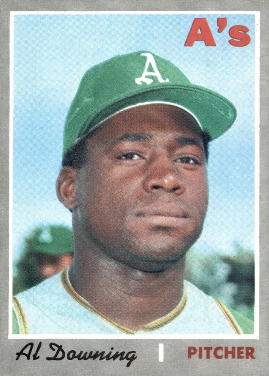 1970 Topps #584 Al Downing, Oakland Athletics