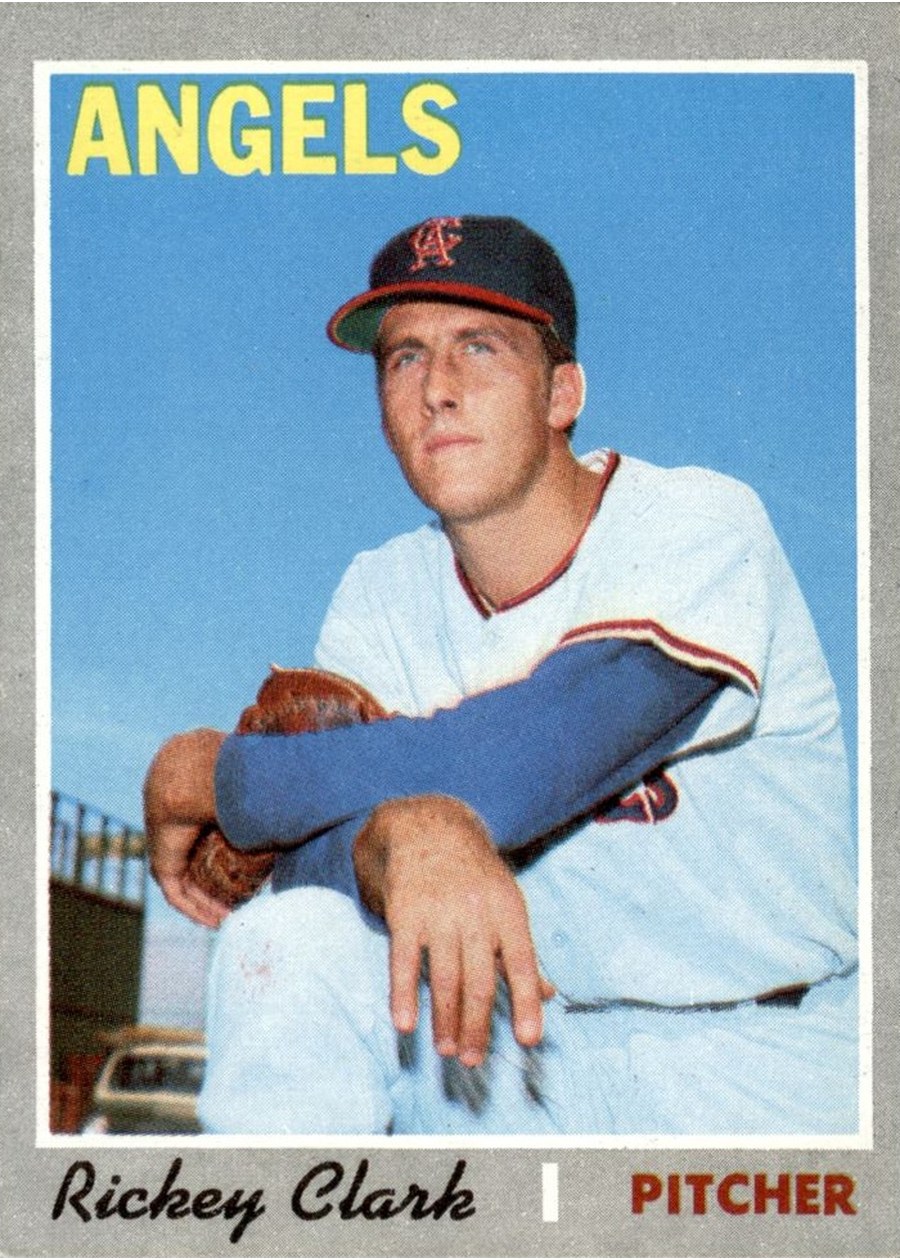 1970 Topps #586 Rickey Clark, California Angels