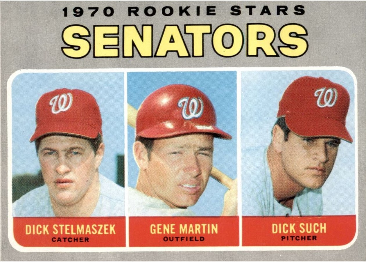 1970 Topps #599 Senators 1970 Rookie Stars, Washington Senators
