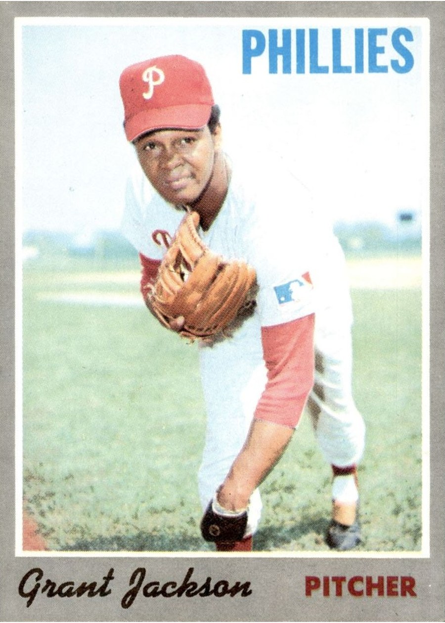 1970 Topps #6 Grant Jackson, Philadelphia Phillies