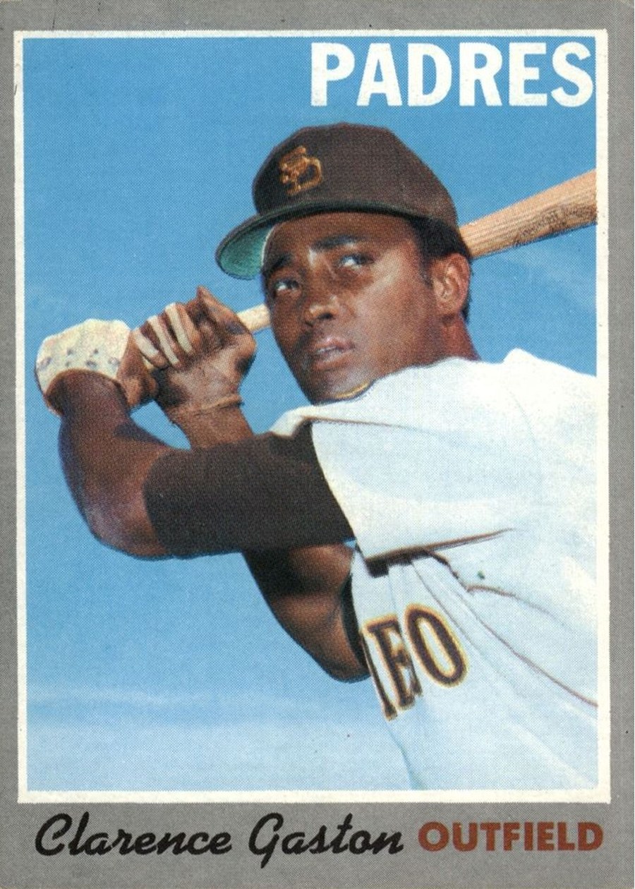 1970 Topps #604 Clarence Gaston, San Diego Padres