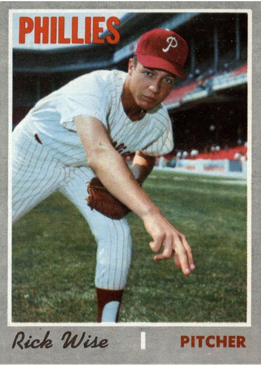 1970 Topps #605 Rick Wise, Philadelphia Phillies