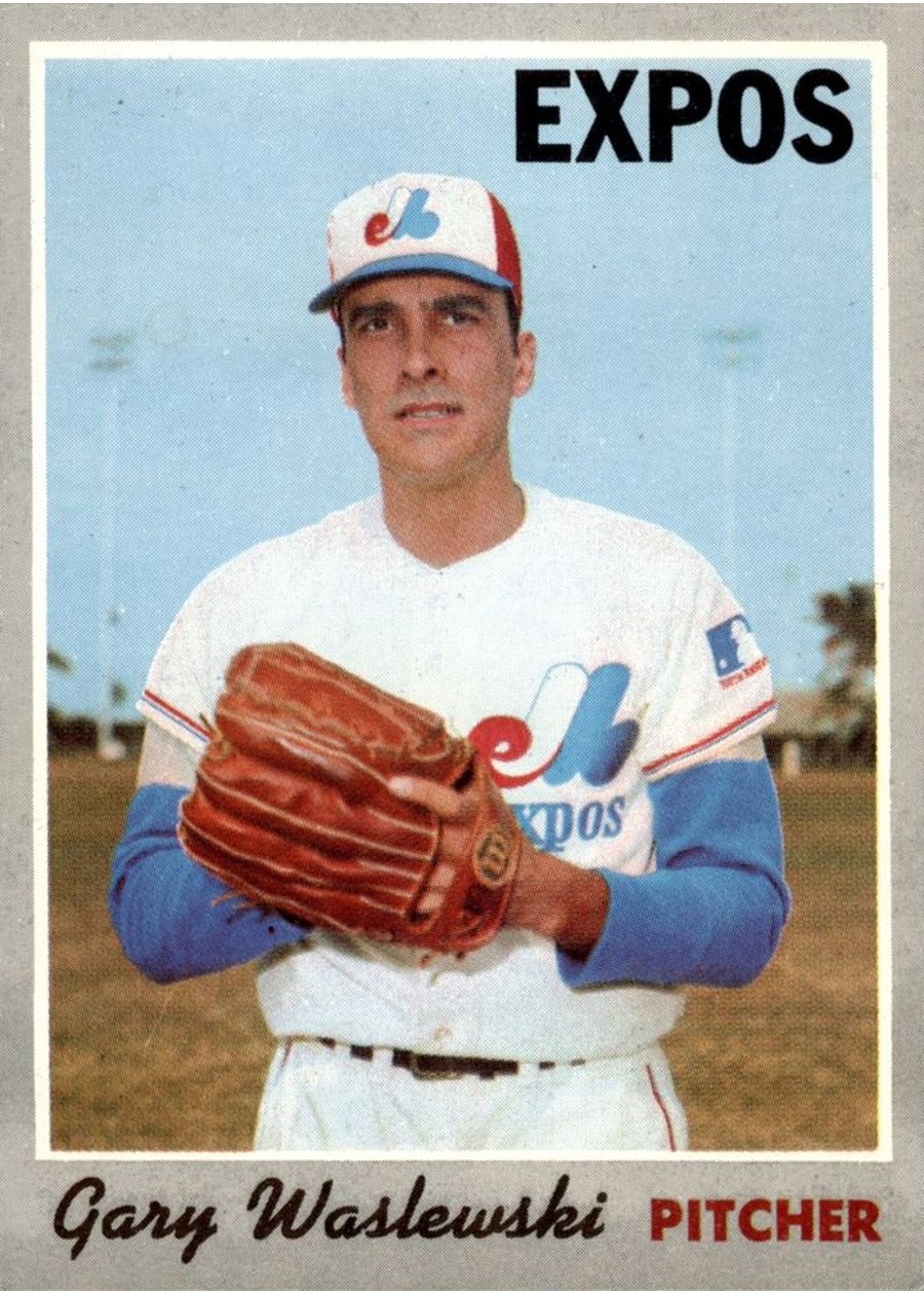 1970 Topps #607 Gary Waslewski, Montreal Expos