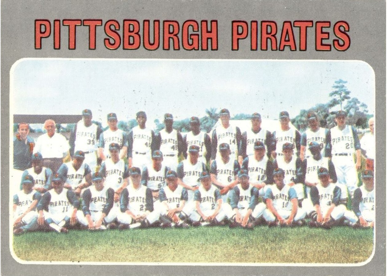 1970 Topps #608 Pittsburgh Pirates