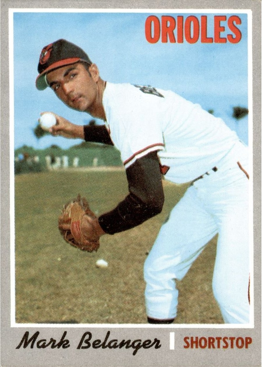 1970 Topps #615 Mark Belanger, Baltimore Orioles
