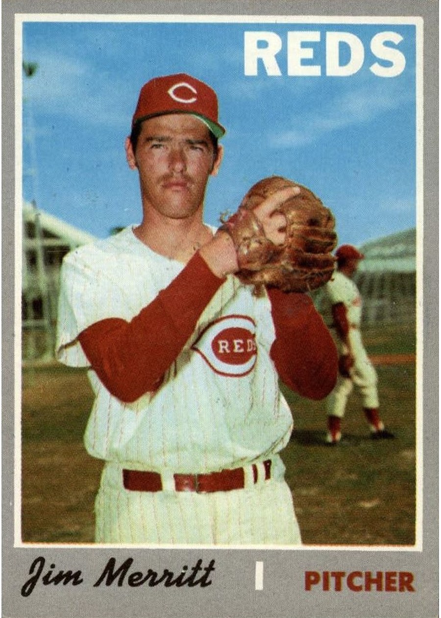 1970 Topps #616 Jim Merritt, Cincinnati Reds