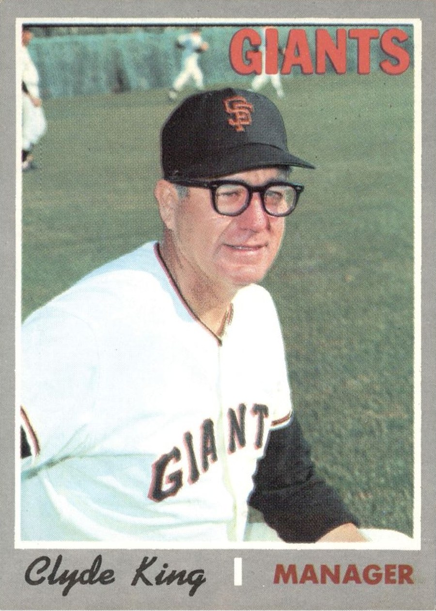 1970 Topps #624 Clyde King, San Francisco Giants