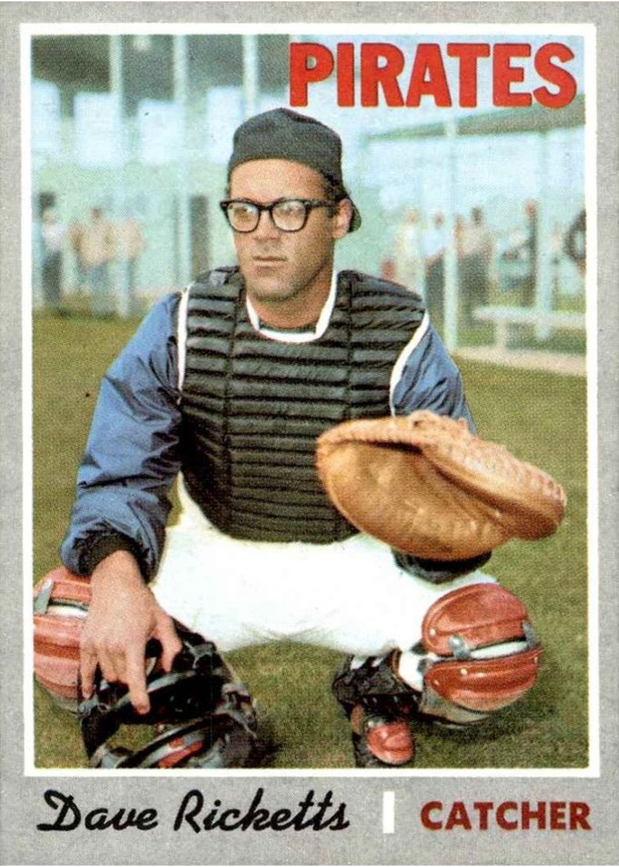 1970 Topps #626 Dave Ricketts, Pittsburgh Pirates