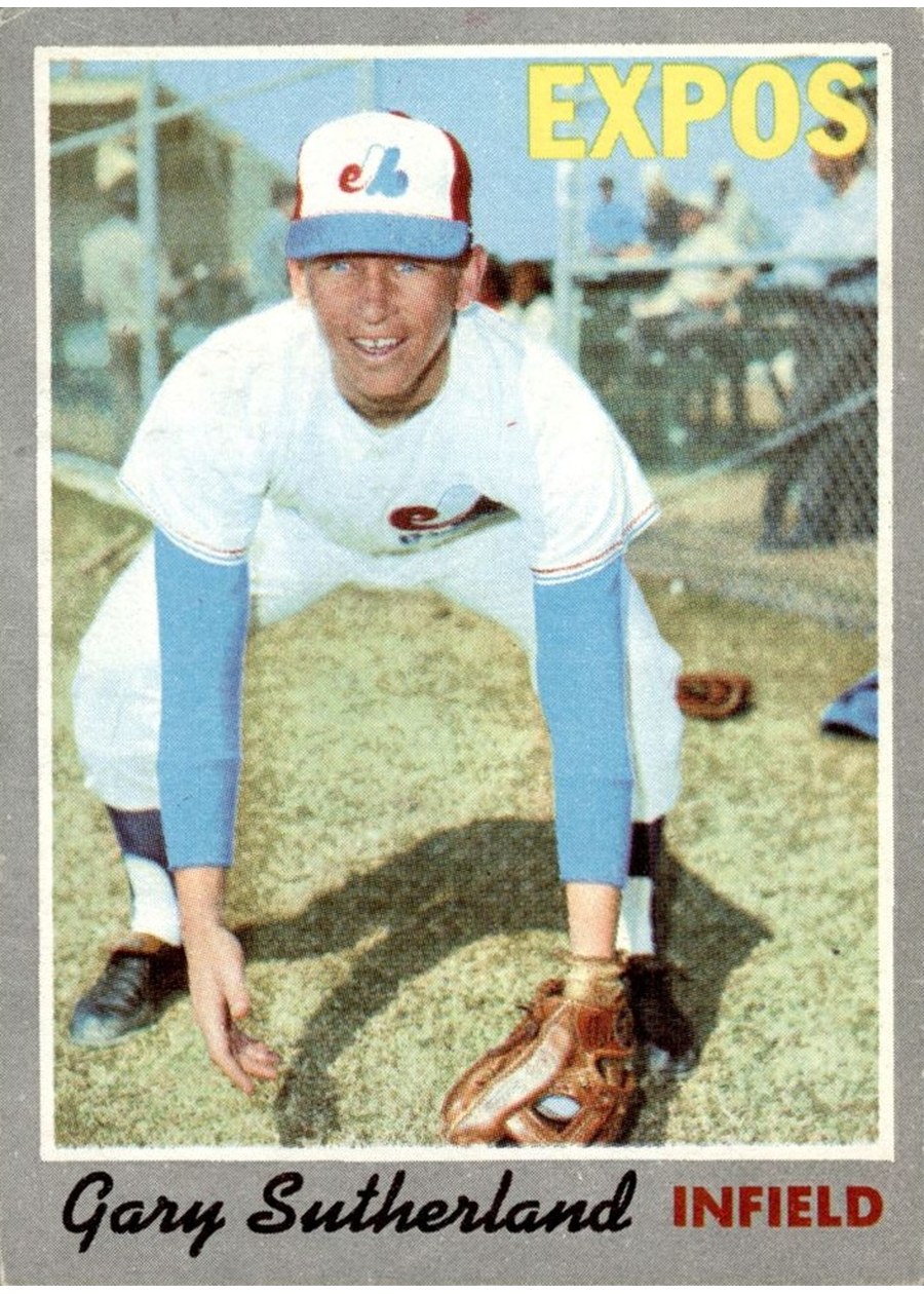 1970 Topps #632 Gary Sutherland, Montreal Expos