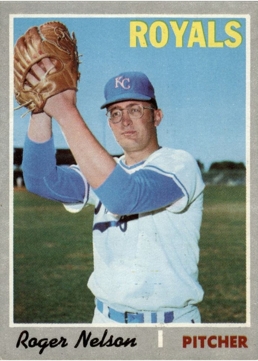 1970 Topps #633 Roger Nelson, Kansas City Royals