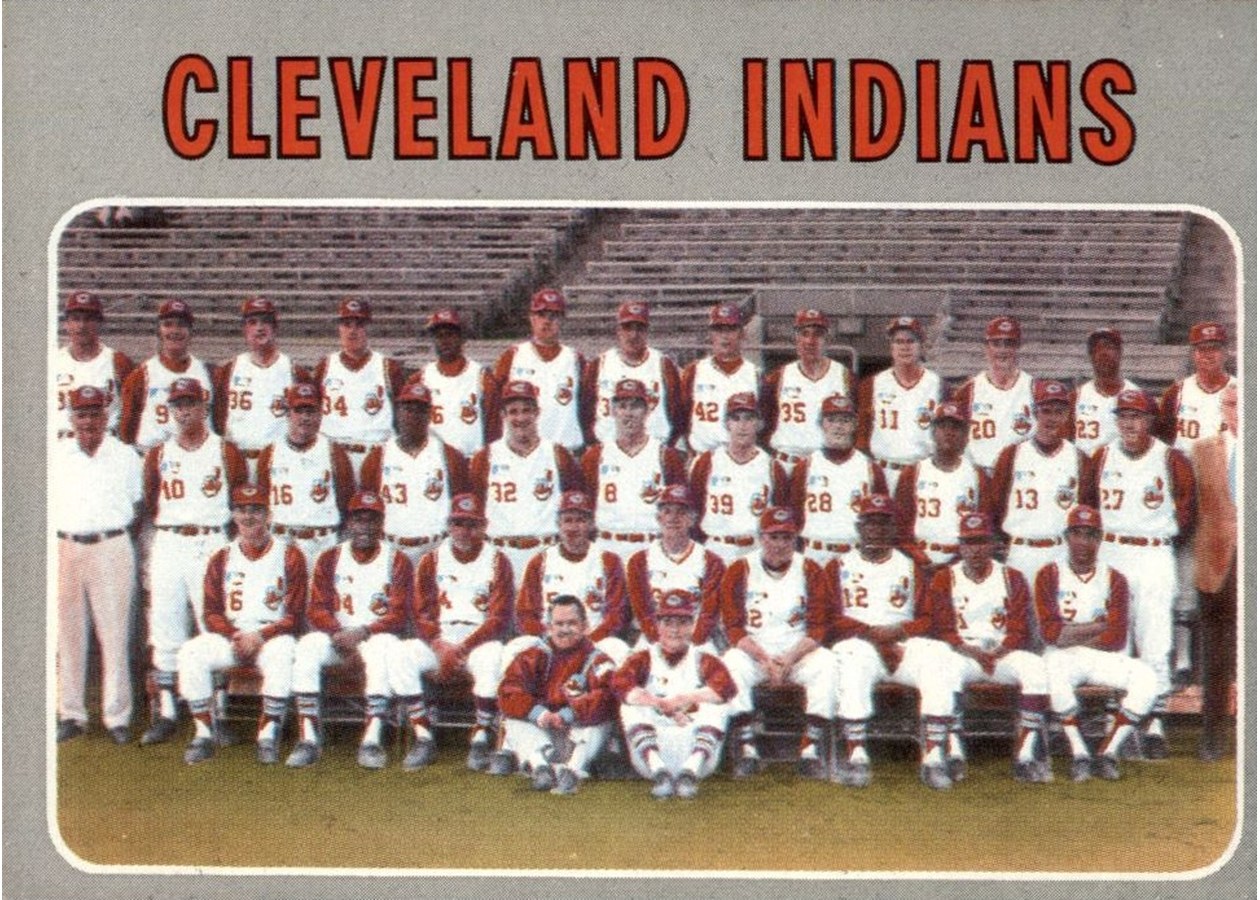 1970 Topps #637 Cleveland Indians