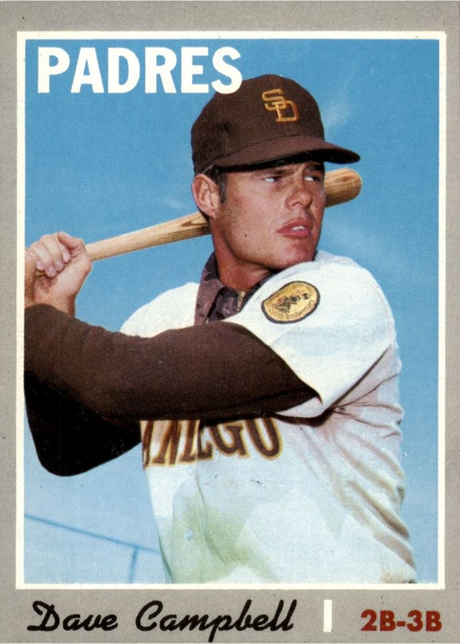 1970 Topps #639 Dave Campbell, San Diego Padres