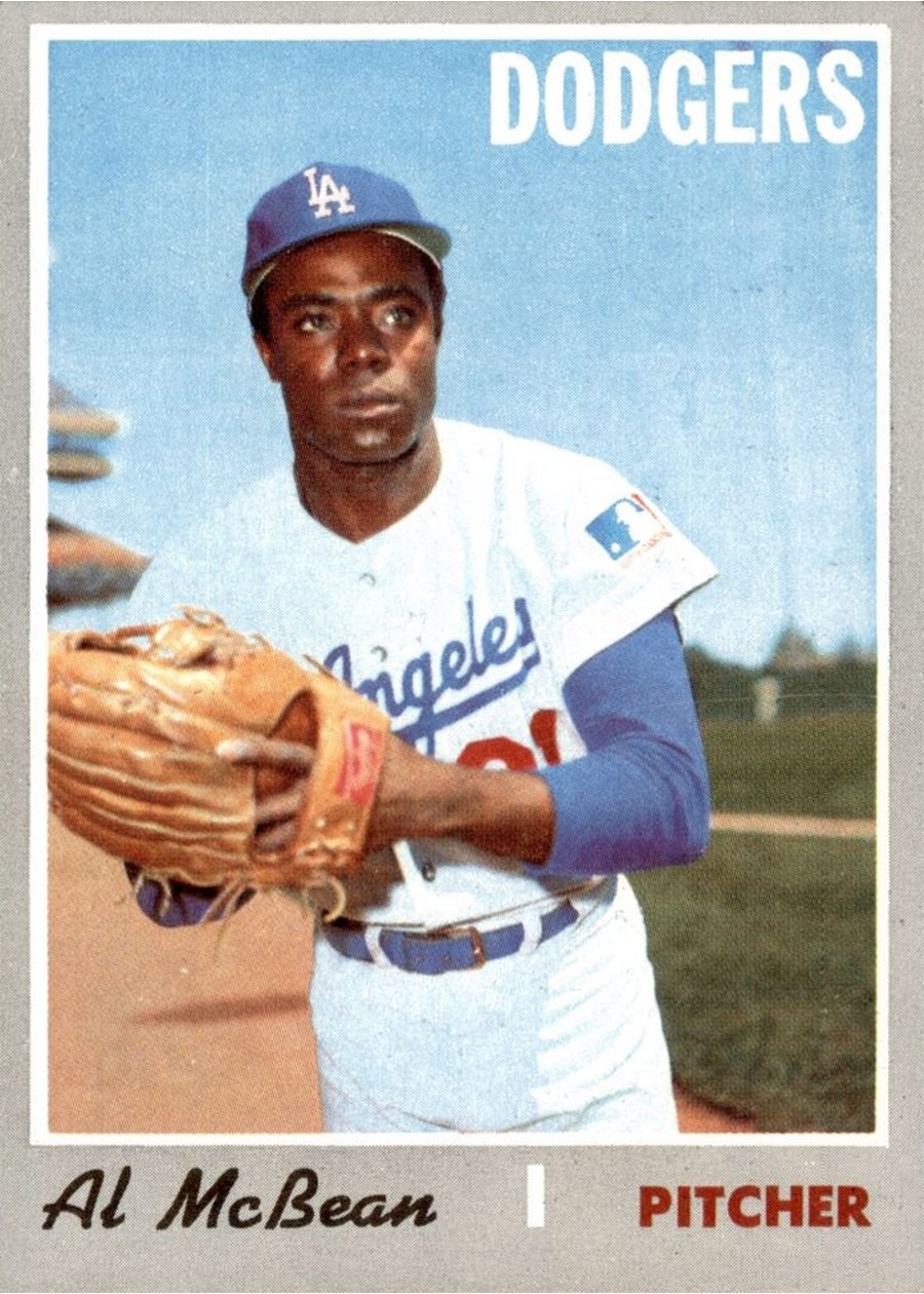 1970 Topps #641 Al McBean, Los Angeles Dodgers