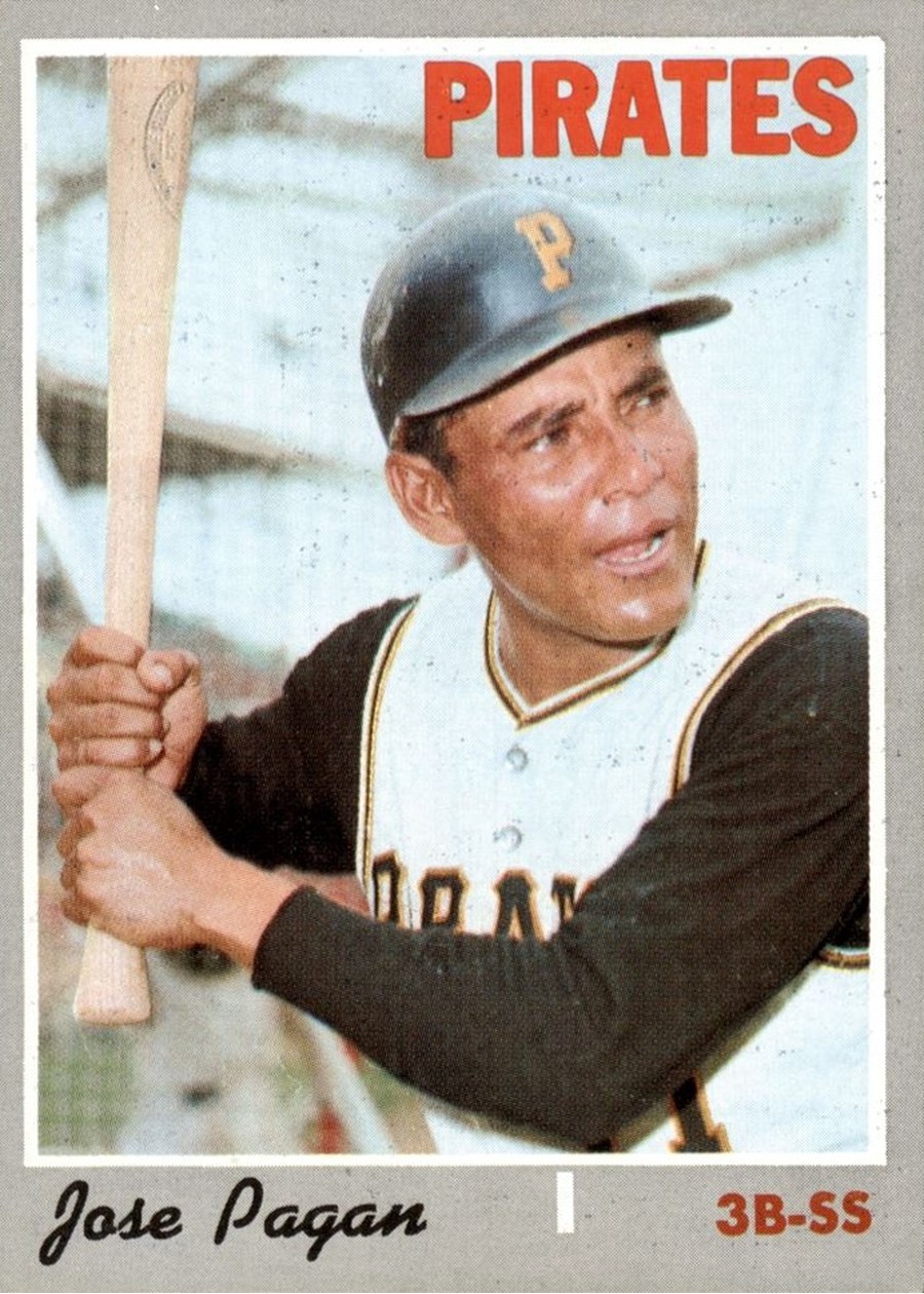 1970 Topps #643 Jose Pagan, Pittsburgh Pirates