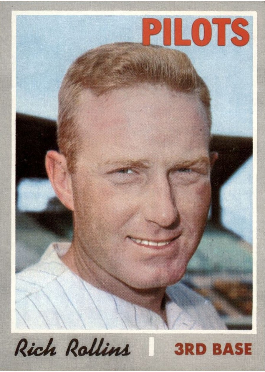 1970 Topps #652 Rich Rollins, Seattle Pilots