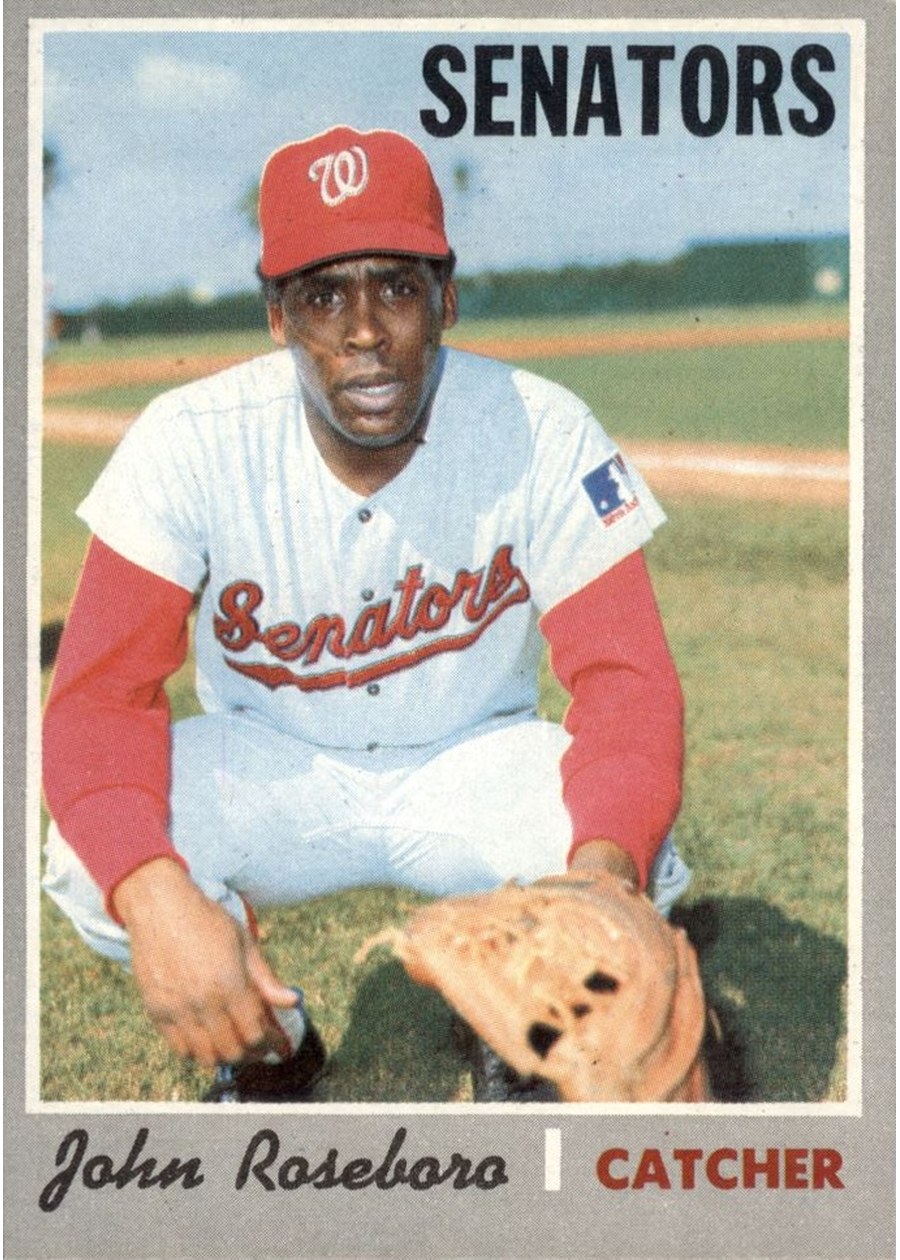 1970 Topps #655 John Roseboro, Washington Senators