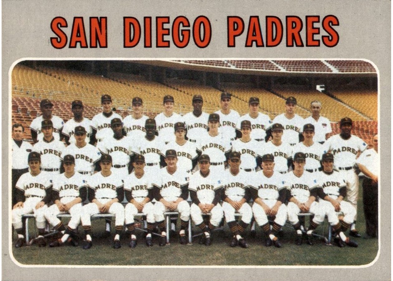 1970 Topps #657 San Diego Padres
