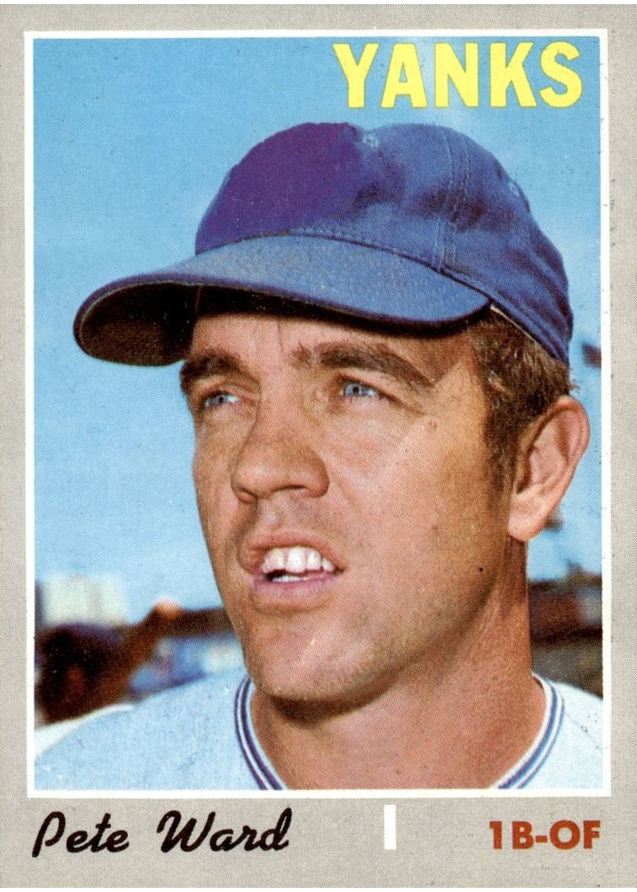 1970 Topps #659 Pete Ward, New York Yankees