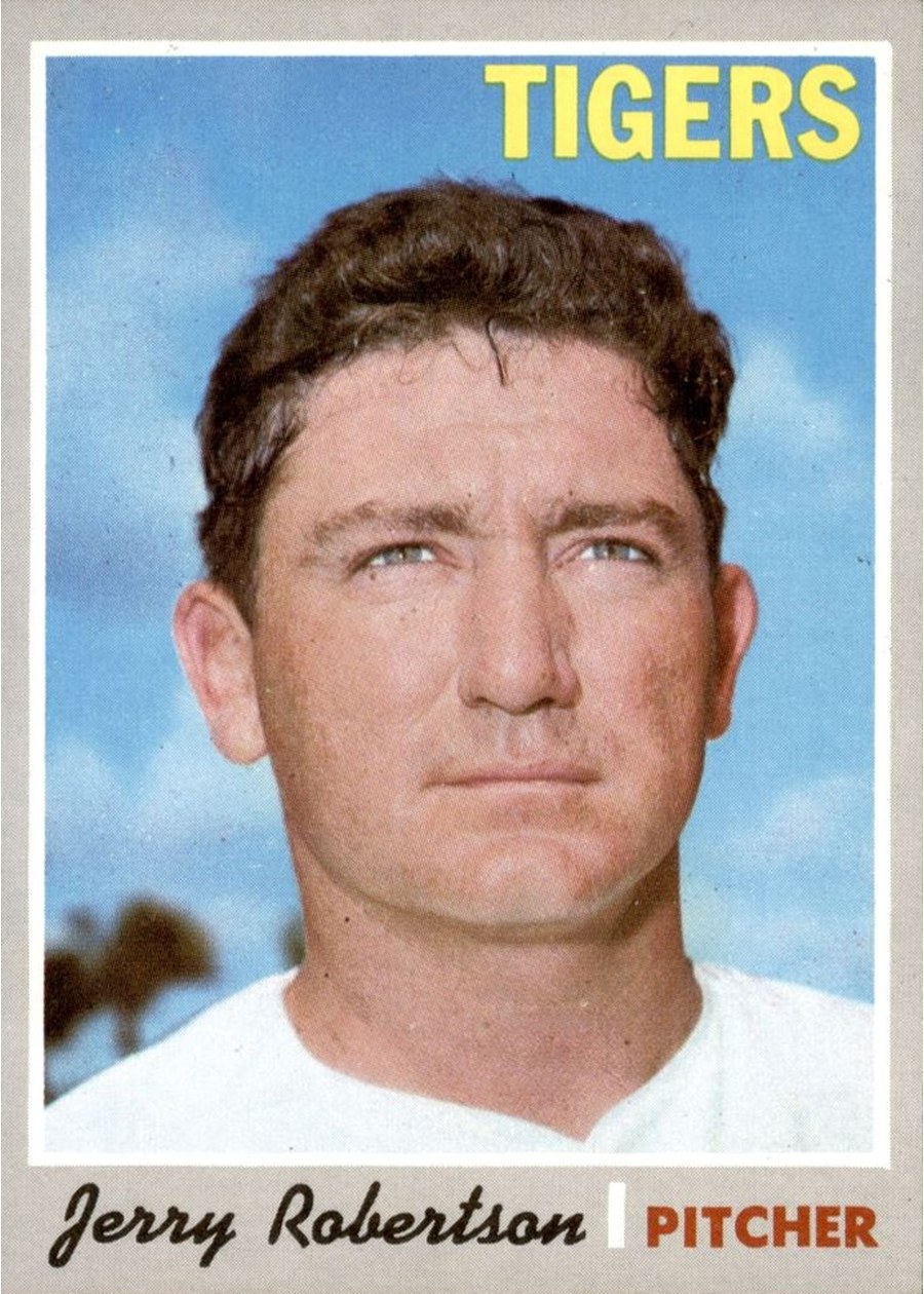 1970 Topps #661 Jerry Robertson, Detroit Tigers
