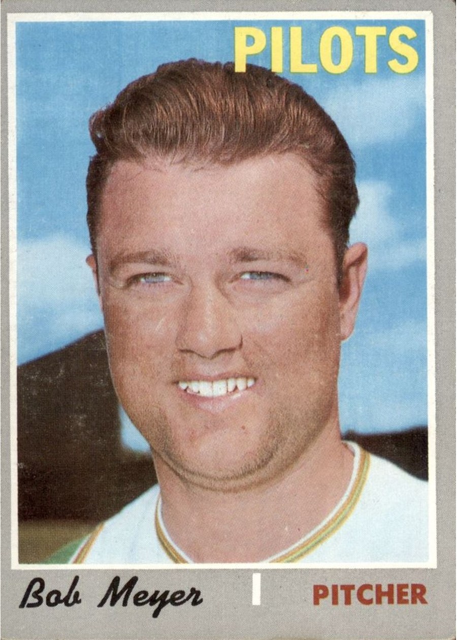 1970 Topps #667 Bob Meyer, Seattle Pilots