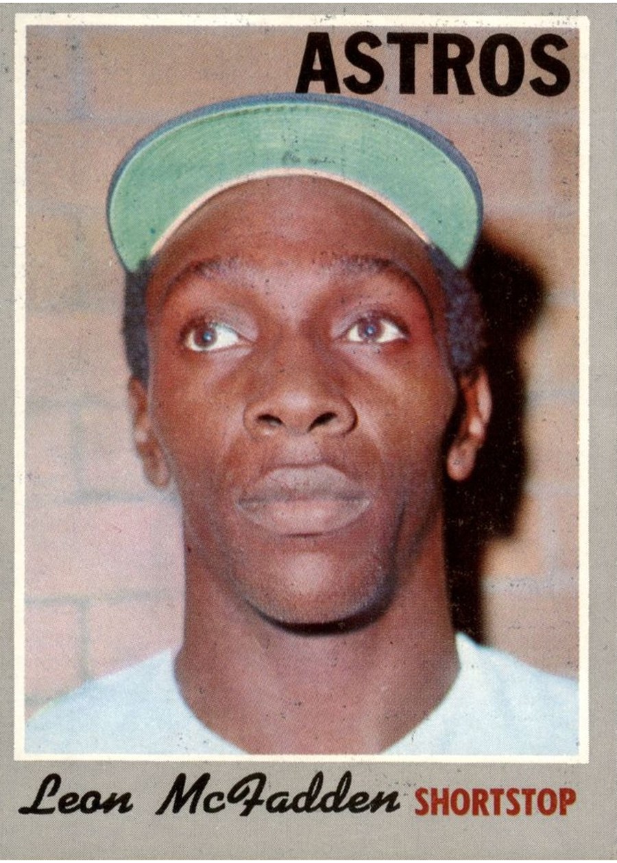1970 Topps #672 Leon McFadden, Houston Astros
