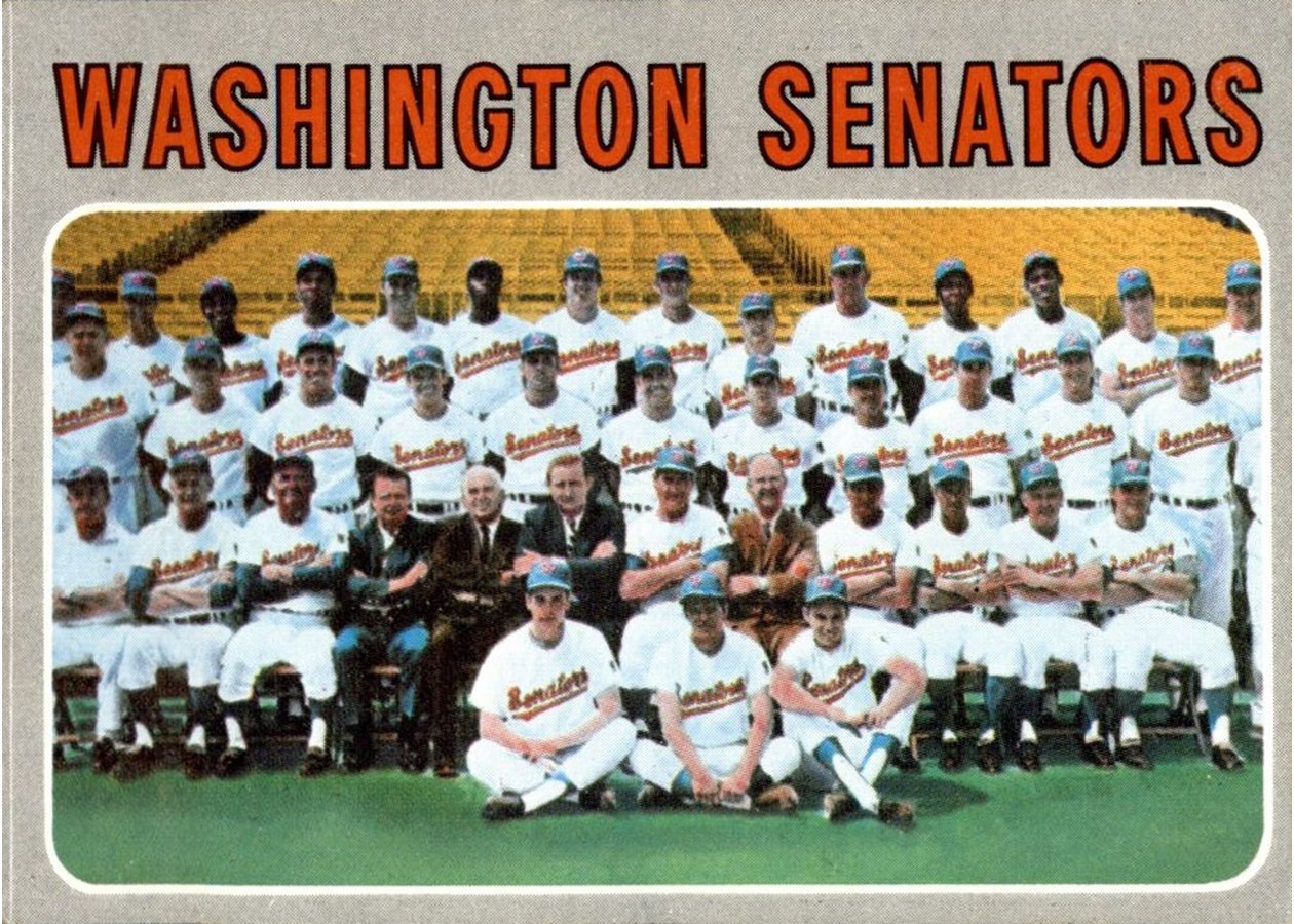 1970 Topps #676 Washington Senators