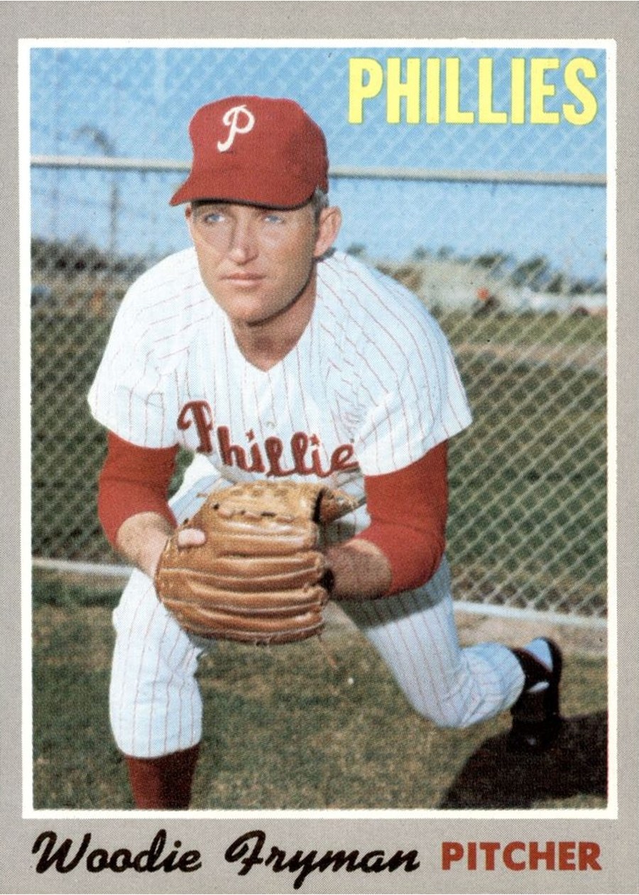 1970 Topps #677 Woodie Fryman, Philadelphia Phillies