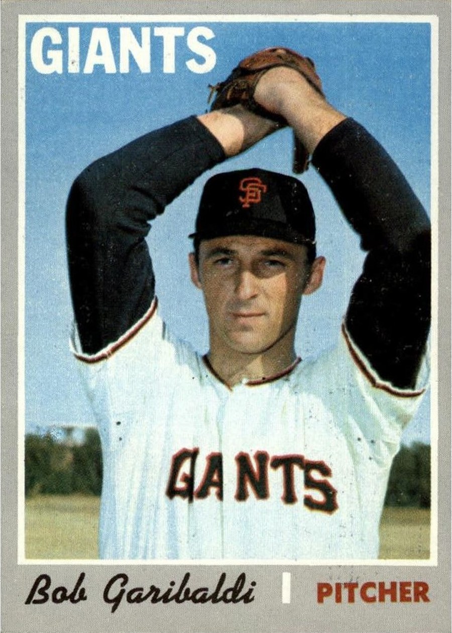 1970 Topps #681 Bob Garibaldi, San Francisco Giants