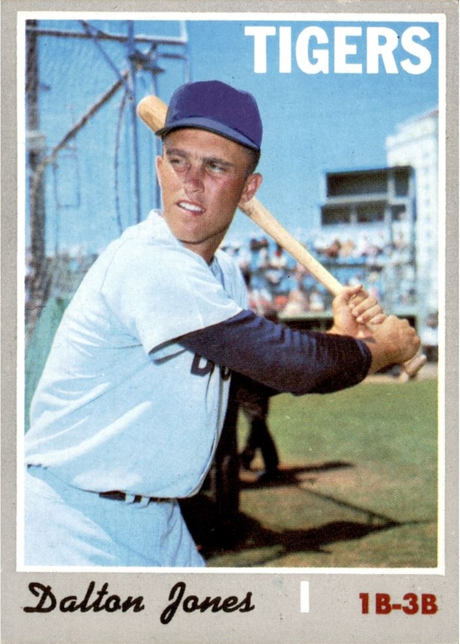 1970 Topps #682 Dalton Jones, Detroit Tigers