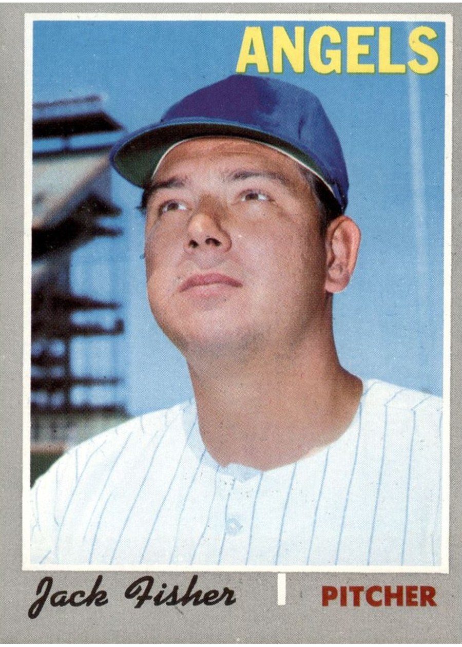 1970 Topps #684 Jack Fisher, California Angels