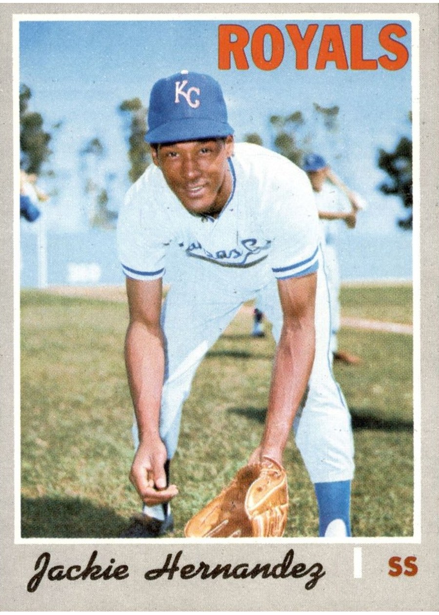 1970 Topps #686 Jackie Hernandez, Kansas City Royals