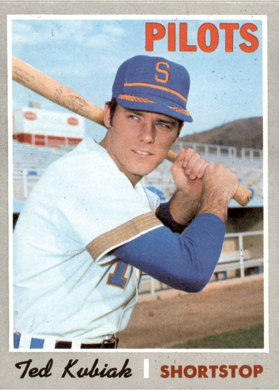 1970 Topps #688 Ted Kubiak, Seattle Pilots