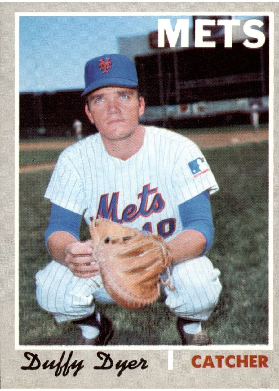 1970 Topps #692 Duffy Dyer, New York Mets