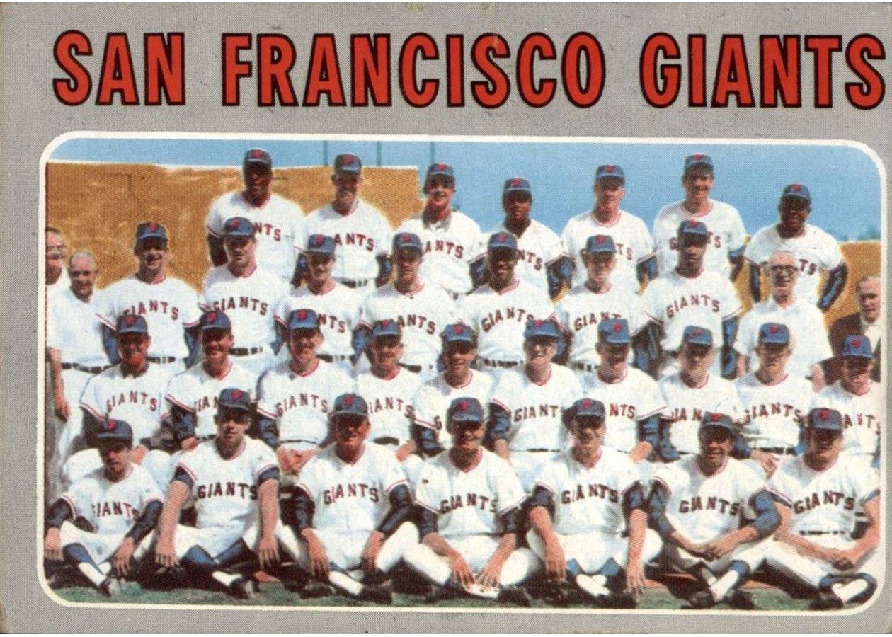 1970 Topps #696 San Francisco Giants