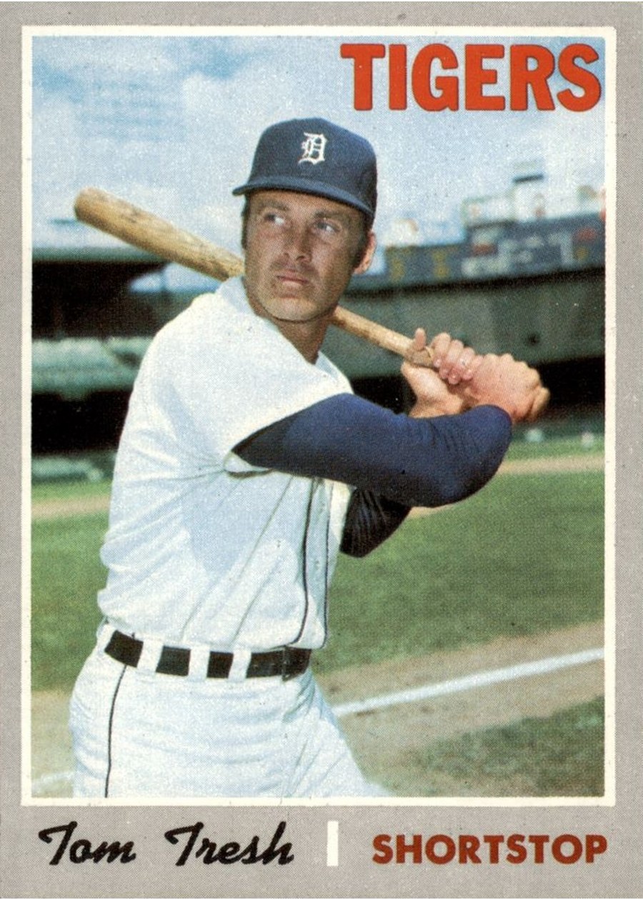 1970 Topps #698 Tom Tresh, Detroit Tigers