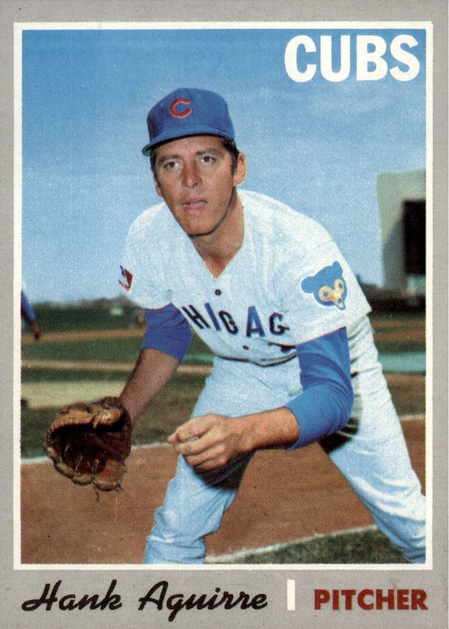 1970 Topps #699 Hank Aguirre, Chicago Cubs